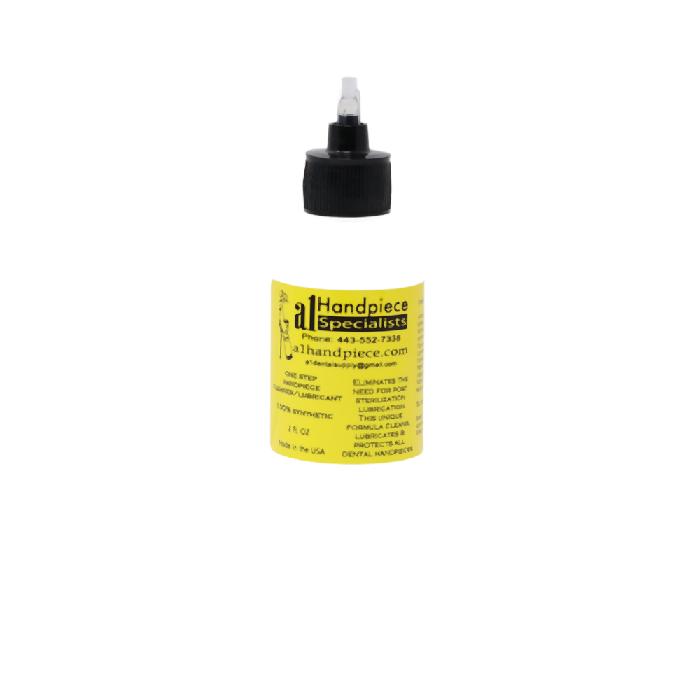 Premium A1 Handpiece Cleaner/Lubricant "All In One" 100% Synthetic 2oz, premium